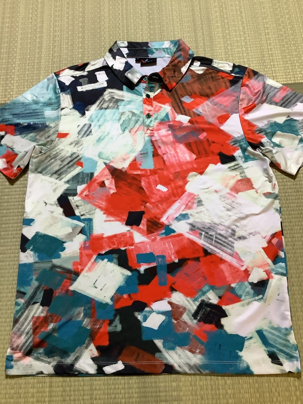 Yatta Golf Abstract Golf Polo Men’s Large Activewear Workwear Casualwear
